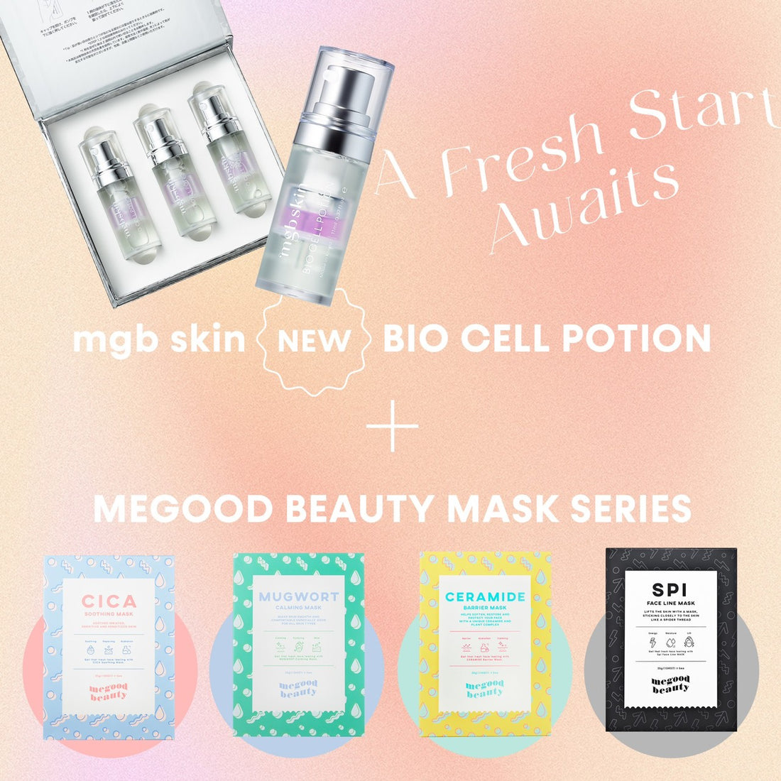 New BIO CELL POTION and megood beauty Sheet Masks๐๏ธ๐